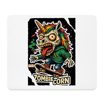 ZombieCorn Licorn Zombie Skateboard - Tapis de souris (format paysage) - blanc - Devant
