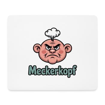 Complainer Funny Complainer Cartoon Head - Mouse Pad (horizontal) - white - Front