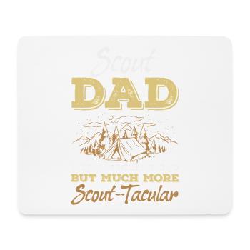 Pfadfinder Vater Pfadfinderlagerleiter Vater - Mousepad (Querformat) - Weiß - Vorne
