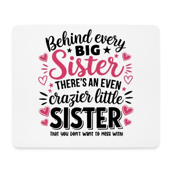 Heart Roses Sister Design - Mouse Pad (horizontal) - white - Front
