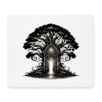 Lichttor des Kristallbaums - Mousepad (Querformat) - Weiß - Vorne
