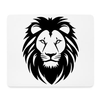 lion - Mouse Pad (horizontal) - white - Front