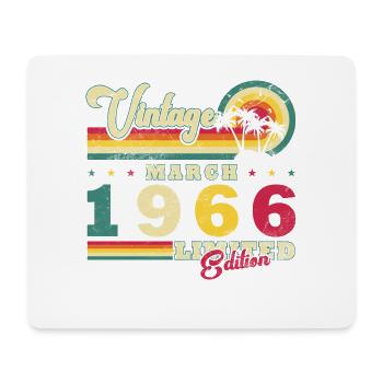60th Anniversary – March 1966 Perfection - Mouse Pad (horizontal) - white - Front