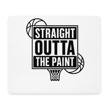 Straight Outta The Paint Basketball Sport - Mouse Pad (horizontal) - white - Front