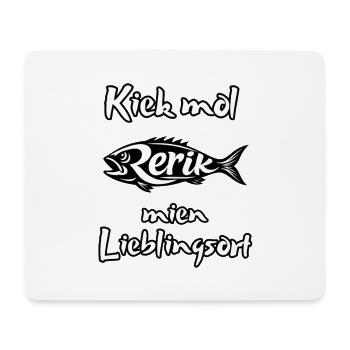 Kiek mol Rerik Lieblingsort - Mousepad (Querformat) - Weiß - Vorne