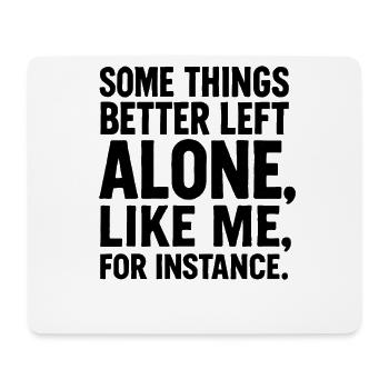 Funny Saying Introverted Nerds Gift Idea - Mouse Pad (horizontal) - white - Front
