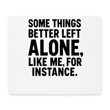 Funny Saying Introverted Nerds Gift Idea - Mouse Pad (horizontal) - white - Front