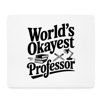 Der beste Professor der Welt - Mousepad (Querformat) - Weiß - Vorne