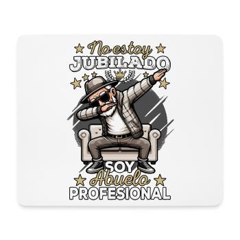 Ruhestand Ruhestand Ich bin Berufs-Großvater - Mousepad (Querformat) - Weiß - Vorne