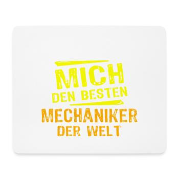 Mechanic Gift - Mouse Pad (horizontal) - white - Front
