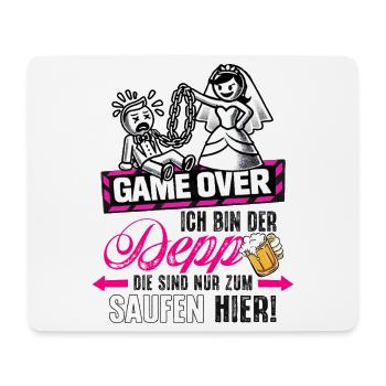Bachelor Party Men T-Shirt Groom Costume Rumbling Men - Mouse Pad (horizontal) - white - Front