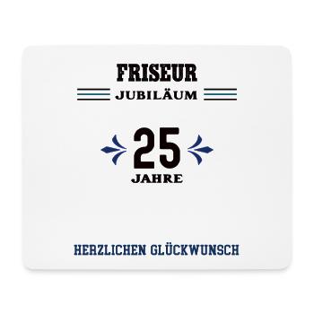 Hairdresser 25th Anniversary 25th Anniversary - Mouse Pad (horizontal) - white - Front