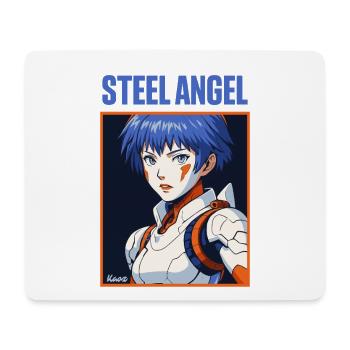 Illustration du guerrier Steel Angel - Tapis de souris (format paysage) - blanc - Devant