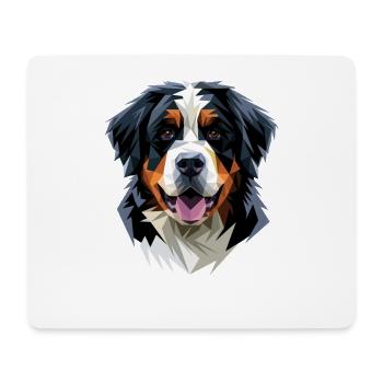 Berner Sennenhund Süße Hunde Schweizer Sennenhunde - Mousepad (Querformat) - Weiß - Vorne
