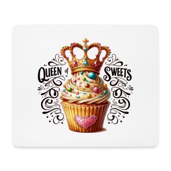 Queen of Candy Cupcake - Mouse Pad (horizontal) - white - Front