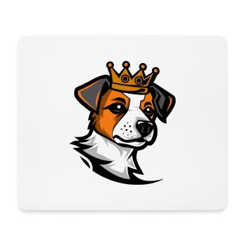 Jack Russel Terrier Hund Krone - Mousepad (Querformat) - Weiß - Vorne