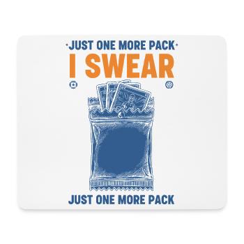 Nur noch ein Pack, ich schwöre, Sammelkarten-Booster - Mousepad (Querformat) - Weiß - Vorne