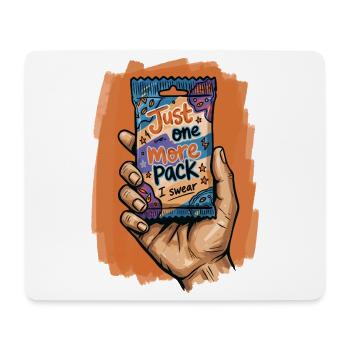 Nur noch ein Pack, ich schwöre, Sammelkarten-Süchtiger - Mousepad (Querformat) - Weiß - Vorne