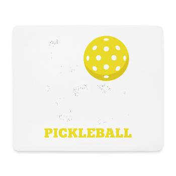 Love Pickleball – Paddle Sport Distressed - Mousepad (Querformat) - Weiß - Vorne