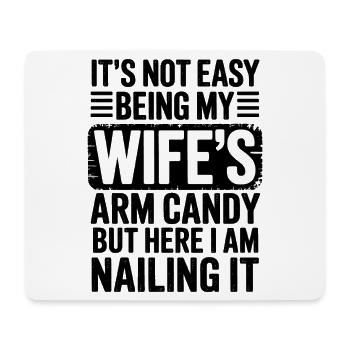 Wife Sayings Wives Funny Wife Gift - Mouse Pad (horizontal) - white - Front