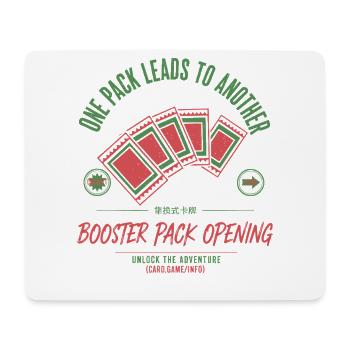 Ein Paket führt zum Öffnen eines weiteren Booster-Packs - Mousepad (Querformat) - Weiß - Vorne