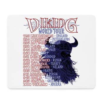 Viking Valhalla Norse Mythology World Tour - Mouse Pad (horizontal) - white - Front