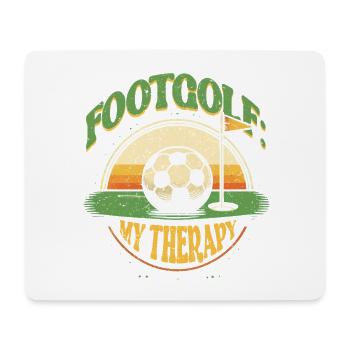 Footgolf Soccer Golf - Mouse Pad (horizontal) - white - Front