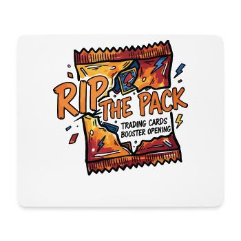 Rip The Pack Trading Cards Booster Opening Ripping - Mouse Pad (horizontal) - white - Front