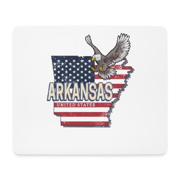 Arkansas United States Vintage USA Souvenir - Mouse Pad (horizontal) - white - Front