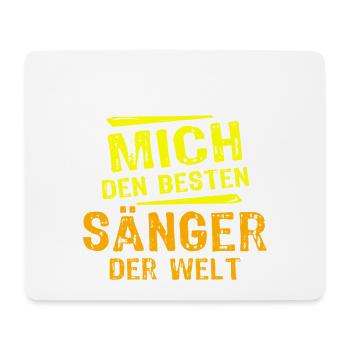 Singer Gift - Mouse Pad (horizontal) - white - Front