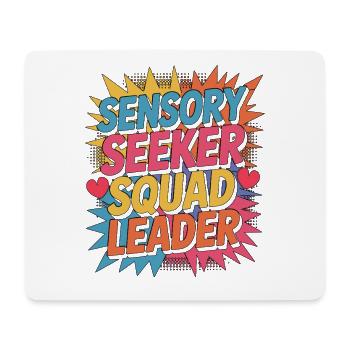 Pediatric OT Sensory Seeker Child Development - Mousepad (Querformat) - Weiß - Vorne