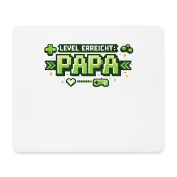 Level Reached Dad Gamer Gift - Mouse Pad (horizontal) - white - Front