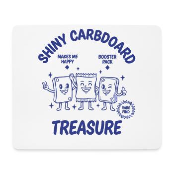 Shiny Cardboard Treasure Makes Happy Booster Pack - Mouse Pad (horizontal) - white - Front