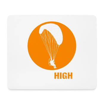 Gleitschirm gleitschirmflieger parapente - Tapis de souris (format paysage) - blanc - Devant