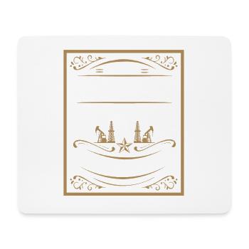 Ölfeld Ehefrau Bohrinsel Ölbohrinsel - Mousepad (Querformat) - Weiß - Vorne