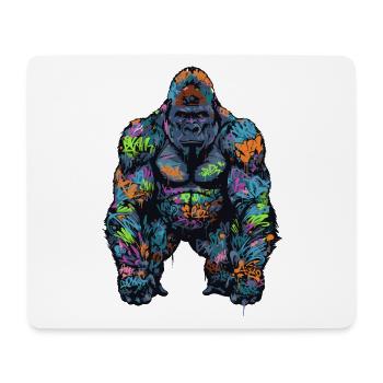 Graffiti Gorilla - Mouse Pad (horizontal) - white - Front