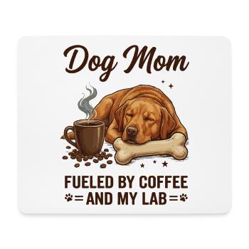 Labrador Mom Coffee Gift Dog Mom - Mouse Pad (horizontal) - white - Front