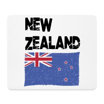 New Zealand New Zealander NZ Flag - Mouse Pad (horizontal) - white - Front