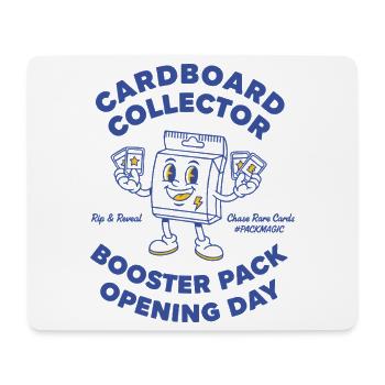 Cardboard Collector Booster Pack Opening Day - Mouse Pad (horizontal) - white - Front
