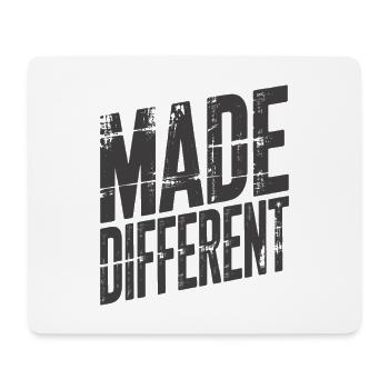 Anders gemacht, einzigartig gedacht - Mousepad (Querformat) - Weiß - Vorne
