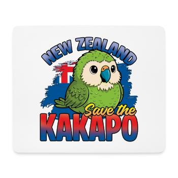 Rettet den Kakapo-Vogel Neuseeland - Mousepad (Querformat) - Weiß - Vorne