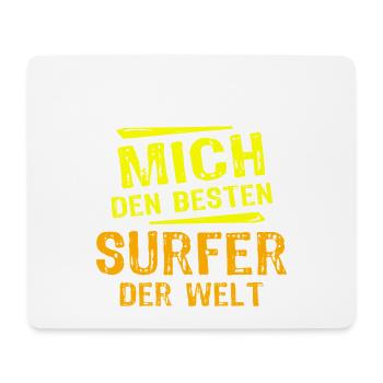 Surfer Geschenk - Mousepad (Querformat) - Weiß - Vorne
