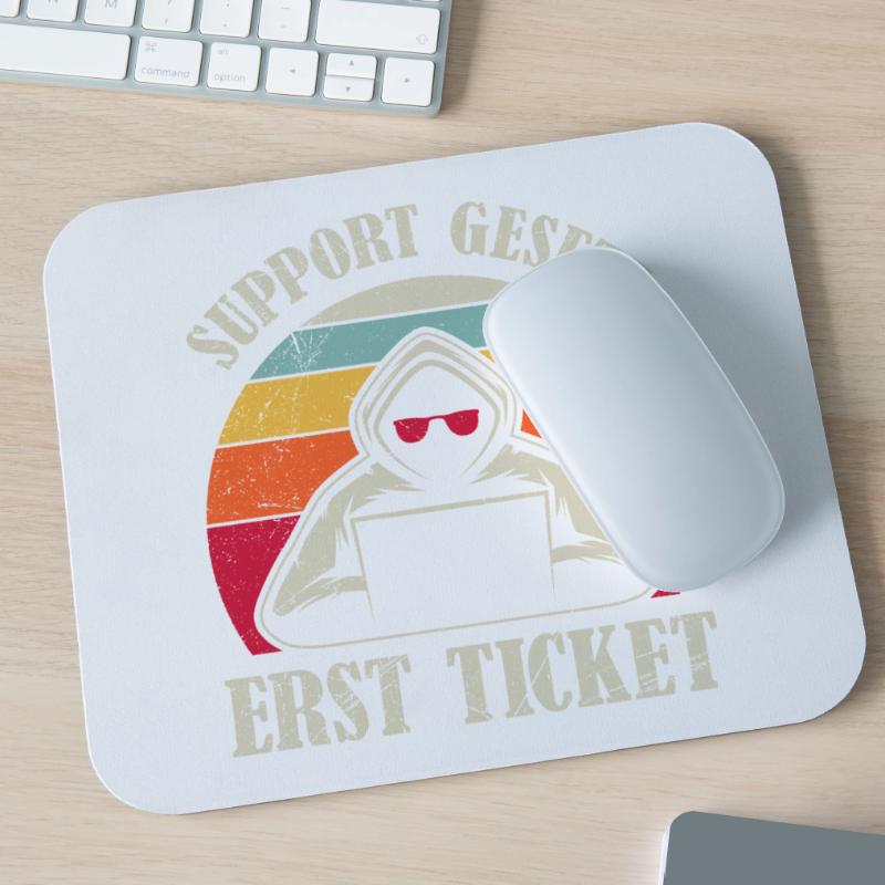 Computer Science Coder SUPPORT LAW FIRST TICKET Mouse Pad (horizontal)