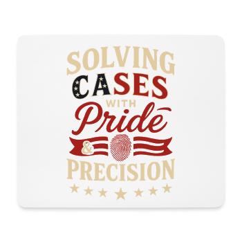 Forensic Nurse Practitioner Pride & Precision - Mousepad (Querformat) - Weiß - Vorne
