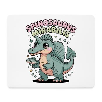 Neue Spinosaurus Mirabilis 2026 Entdeckung - Mousepad (Querformat) - Weiß - Vorne