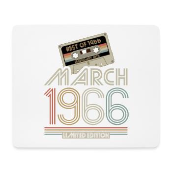 Best of March 1966 Cassette | Limited Edition - Mouse Pad (horizontal) - white - Front