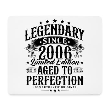2006 Born Legendary Vintage Birthday Gift - Mouse Pad (horizontal) - white - Front
