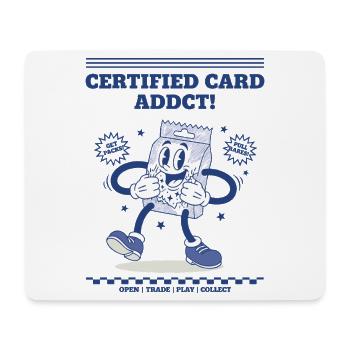 Certified Card Addict Trading Card Booster Pack - Mousepad (Querformat) - Weiß - Vorne