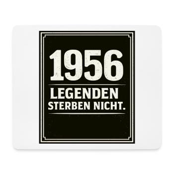 1956 – Legenden sterben nicht Vintage-Design - Mousepad (Querformat) - Weiß - Vorne