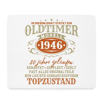 Vintage Car Year 1946 Vintage Birthday Gift - Mouse Pad (horizontal) - white - Front